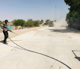 The Governor of Wasit and members of Parliament inaugurated the 14Tamooz Corniche project in the city of Kut